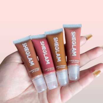 ليب جلوس (Lip Gloss)ملمع شفاه من شيجلام مجموعة من 4 الوان