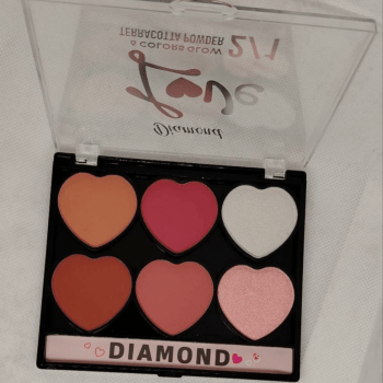 بلاشر 6 لون قلب من Diamond