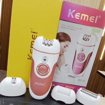 ماكينة كيمي KM-1307 لإزالة الشعر المتكاملة 4*1
