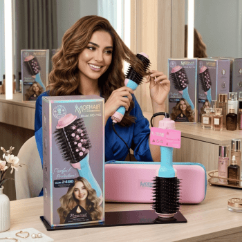 فرشاة موهير 2400 وات لتصفيف الشعر بتقنية الأيونات-Moehair Pro Extreme MO-7169
