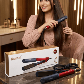 مكواة شعر كيمي Kemei KM-531 | تحكم ذكي في الحرارة