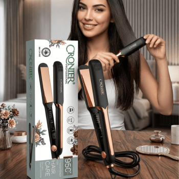 مكواة شعر كرونير Cronier CR-805 الاحترافية | نعومة مثالية وحماية فائقة بـ 950 فهرنهايت